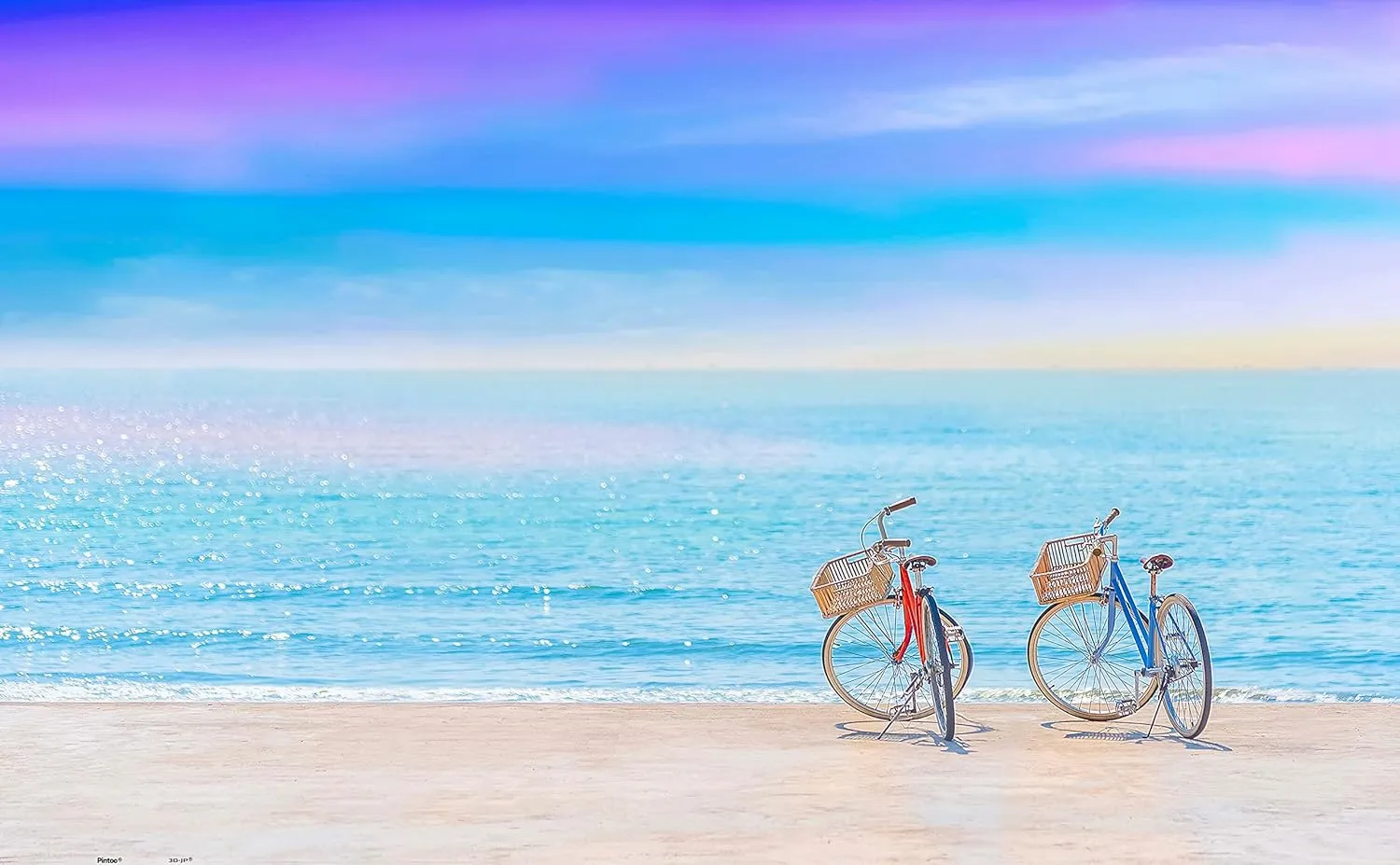 repress trove effectiveness sprawl Adults - Bicycle Trip Collection - Tranquil Summer Beach Beautiful Plastic Puzzle for Home Decor Zero Dust Easy Storage [H2650] Pintoo Jigsaw Puzzles 1000 Piece for 