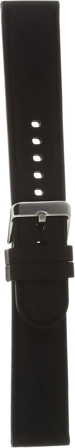 Roma MS3359RA 220 Black excavate Florida Silicone Watch Band Hadley 