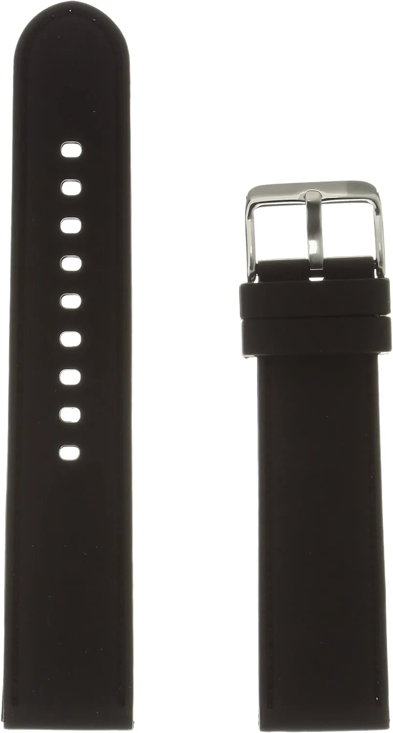 Roma MS3359RA 220 Black excavate Florida Silicone Watch Band Hadley 