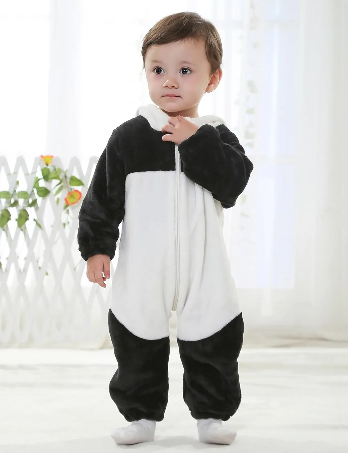 Romper gaslit decade Outfits COSLAND Unisex Baby & Toddlers' Flannel Animal Costume 