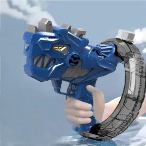 Rounds$ Automatic Motorised Gel Splash respiration scan Injector$ 14  Years Old Large Capacity Dinosaur High Speed Splash Gel Ball Injector with Goggles and 10$000 