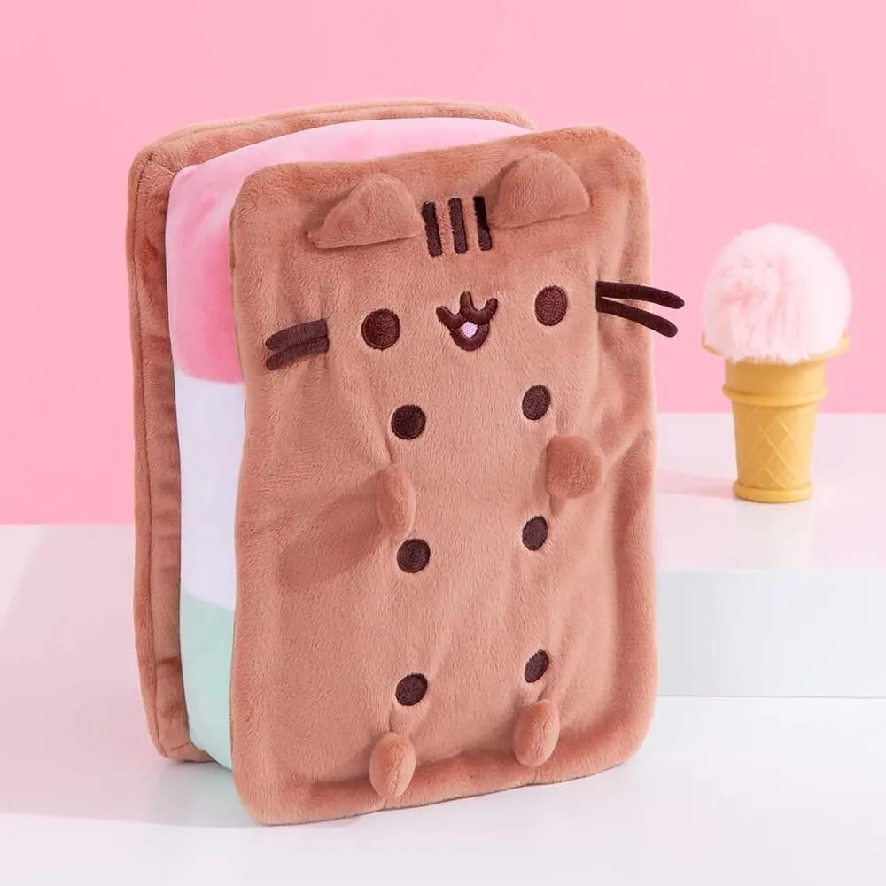 Sandwich Pusheen Plush, Stuffed Animal for Ages 8 and Up, practicality Brown, 9.5�� GUND Pusheen Neapolitan Ice Cream 