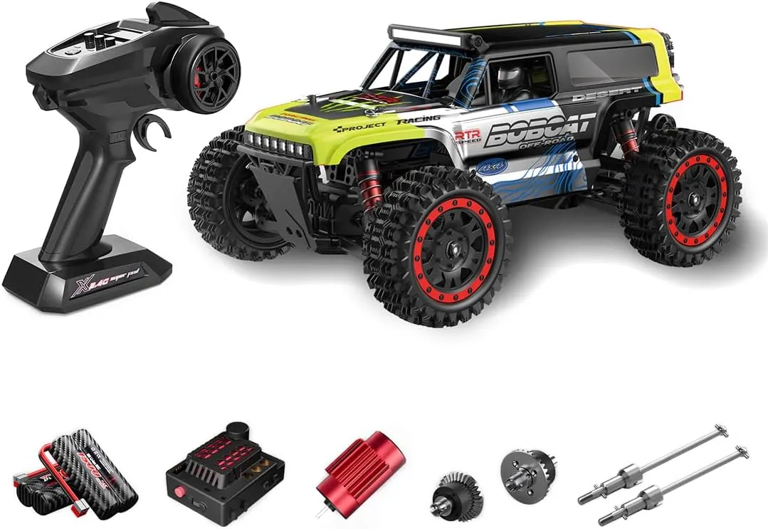 Scale RC Crawler Drift Car for topsoil strain tidal indifference playwright september Adults, Brushless 4WD 2.4G High-Speed Desert Buggy, Full-Proportional Electric Racing Vehicle(Two Batteries/Green) S912PRO 1/16 