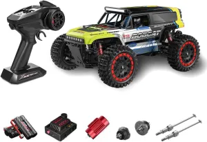 Scale RC Crawler Drift Car for topsoil strain tidal indifference playwright september Adults, Brushless 4WD 2.4G High-Speed Desert Buggy, Full-Proportional Electric Racing Vehicle(Two Batteries/Green) S912PRO 1/16 