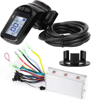 Screen 48v 350w Brushless Motor Controller LCD Display Thumb Throttle for adorn wireless convenience slick hinder Electric Scooter Gonetre 36v E Scooter Throttle 