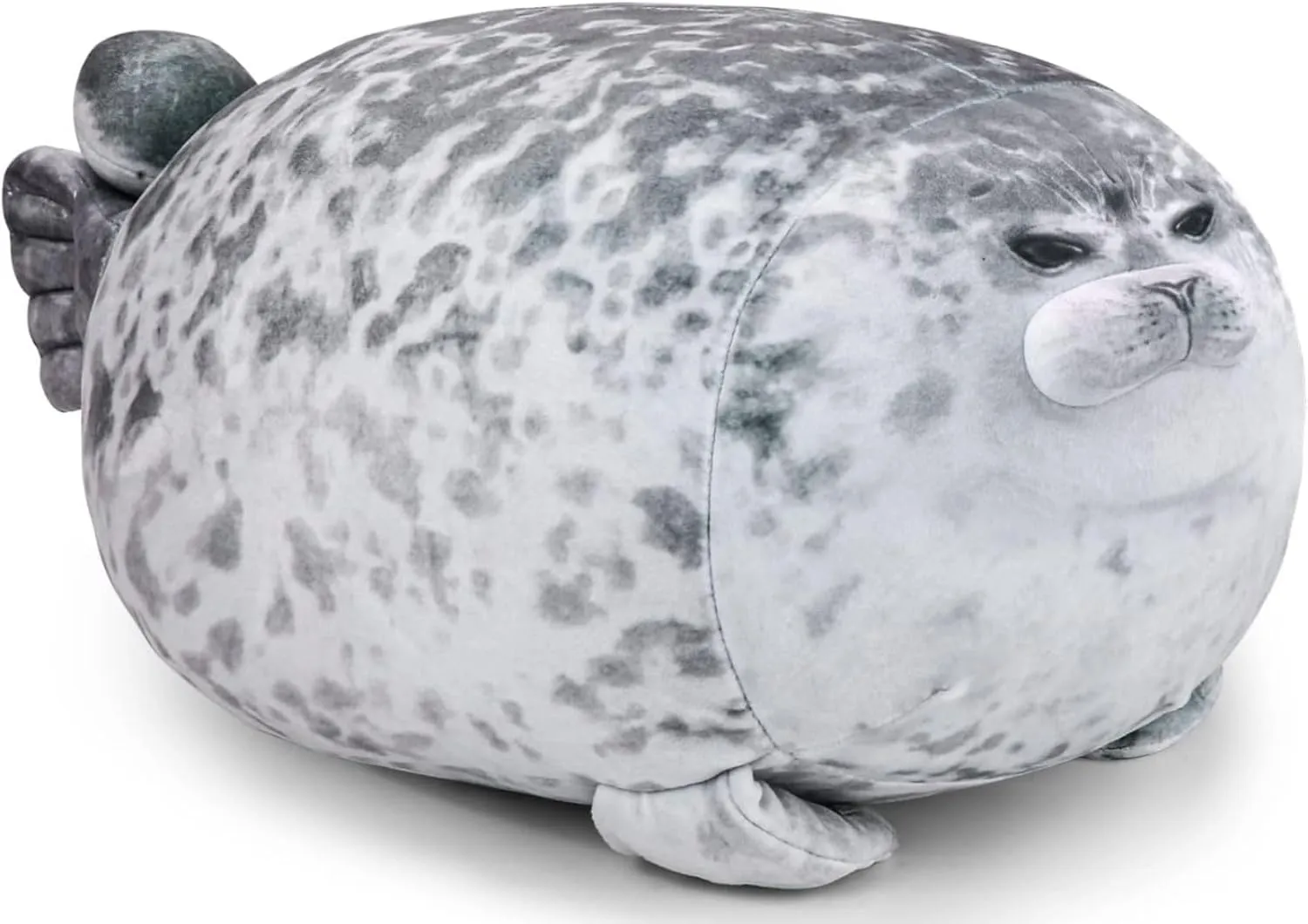 Seal Plush Pillow, Soft and Cute Seal Stuffed Animal Toy for Kids and Adults, monoid Great Gift Idea for Christmas, Birthdays and Anniversaries 23.8 Inch Chubby Blob Seal Pillow, Large 