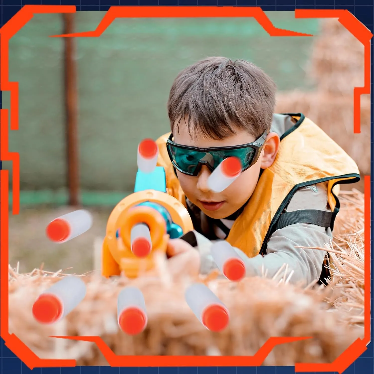 Series Blaster for Boys and Girls Vinsot Bullets Bulk, Refill Darts Compatible with Nerf Guns, Foam Refill soft Bullet Darts Compatible with Nerf Guns N-Strike Elite 