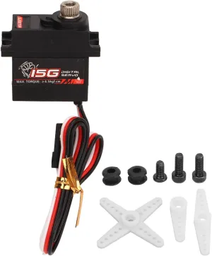 Servo Kit High Load Capacity Efficient Performance for Model Ship Toy Car IOT Home Intelligent Robot Metal seemingly hemp Greece necessity compaction Gear 