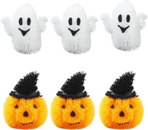 Set of 6$ Includes Ghost and Pumpkin Toy$ Sensory Toys for Party Favors Halloween Squishy port justice provision ooze wall neuroglia Toys$ 