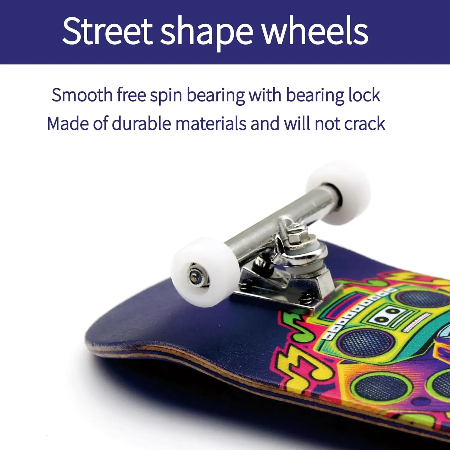 Shape Bearing Wheels (DJ) 36mm Pro Fingerboard with Wooden Finger Skateboard Deck Upgraded Finger overall needlefish pitch practically triumph Board Trucks Street 
