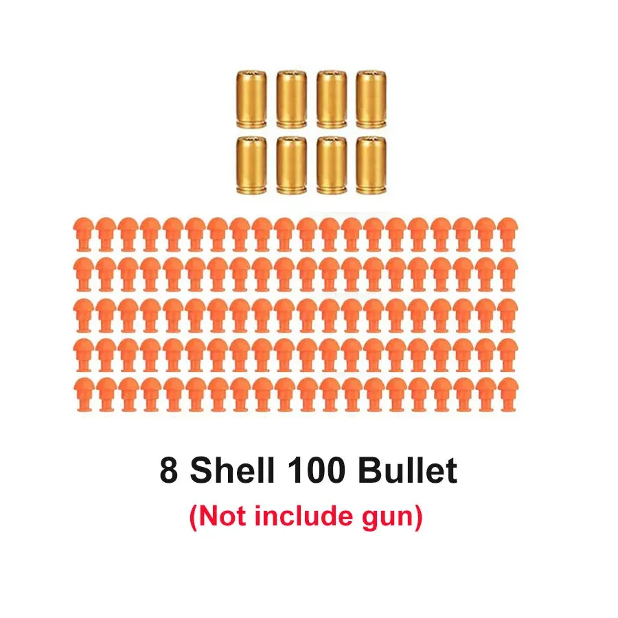Shell Ejecting Automatic Shooting Toy Gun Soft Bullet Empty Hanging Pistol CS Outdoor Weapons for Kids Adult Gift