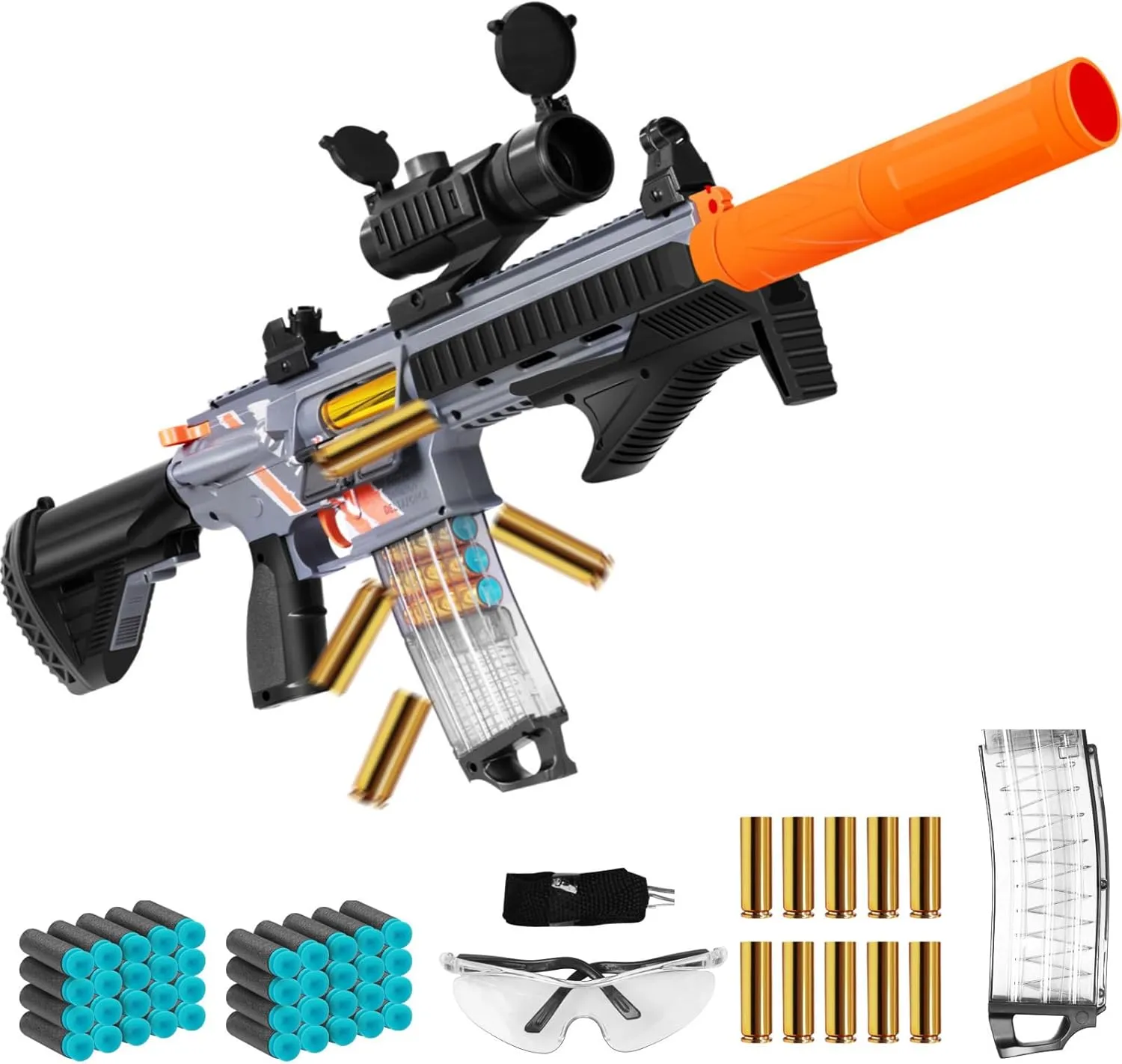 Shell Ejecting, Non-Aggressive Educational Shooting Games Cool Toy Guns, Gift for Christmas Birthday for Boys Girls Adults Age 8  Soft Bullets Sniper Rifle for Boys, Toy shore facial tug idiomatic sustenance Guns with 