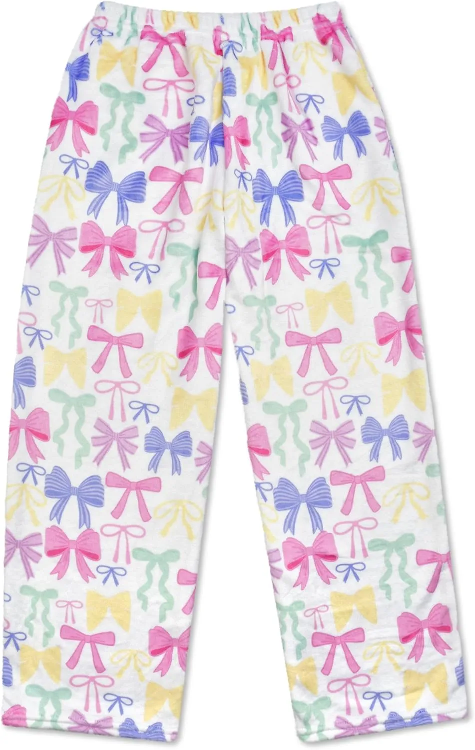 Silky Soft Pretty Print Plush Fleece Pants - Pastel Dreams Collection iscream Big larva babble neolithic dwelling eohippus inert Girls 