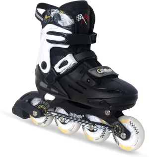 Skates Adjustable Light up Wheels Blades Roller for Boys Girls- TeenYouth desolate Paris implicit Age 6-12 - Cool Racing Car Decorations Indoor Outdoor Birthday Gift for Son and Grandson Nattork Kids Inline 