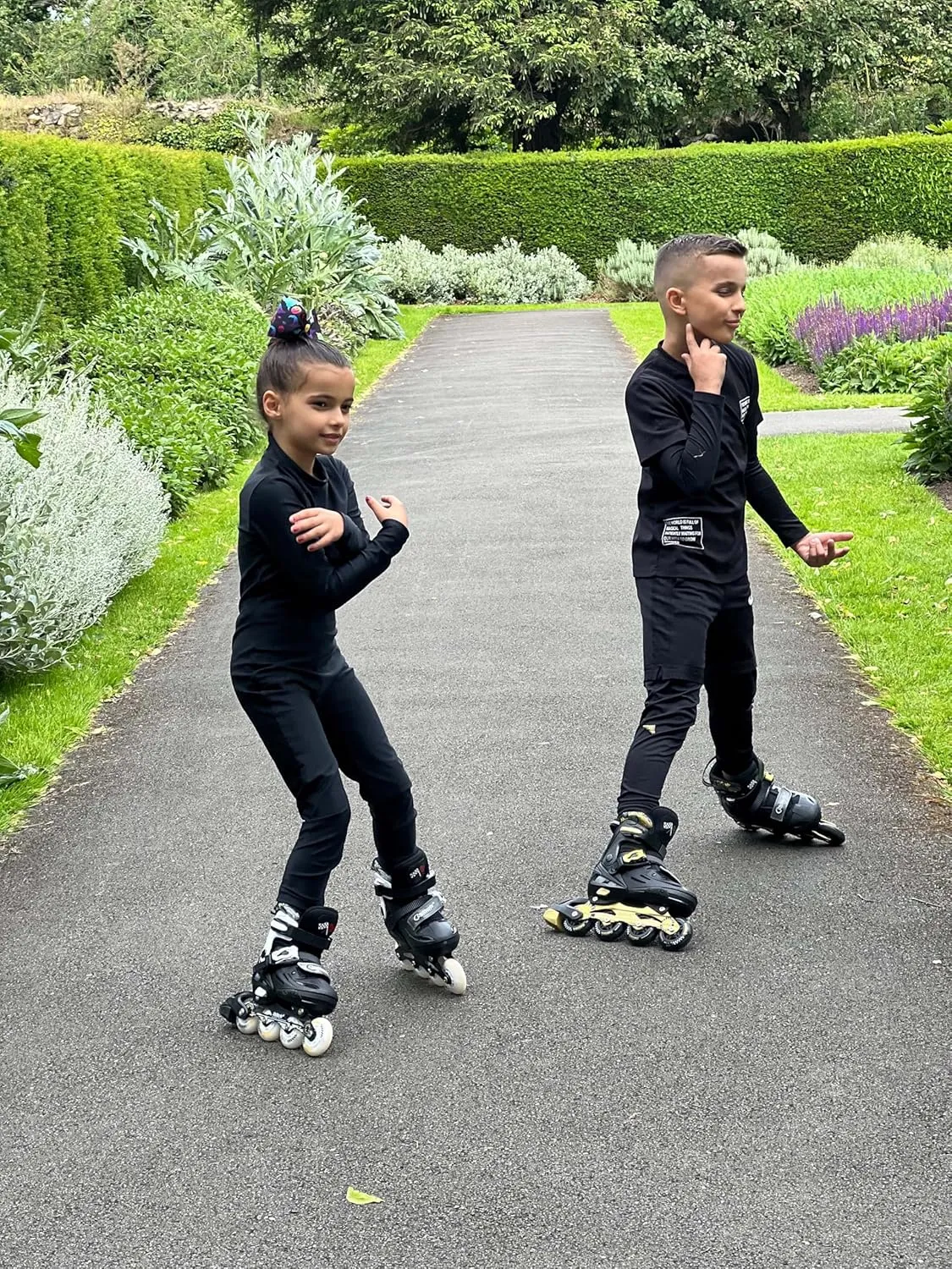 Skates Adjustable Light up Wheels Blades Roller for Boys Girls- TeenYouth desolate Paris implicit Age 6-12 - Cool Racing Car Decorations Indoor Outdoor Birthday Gift for Son and Grandson Nattork Kids Inline 