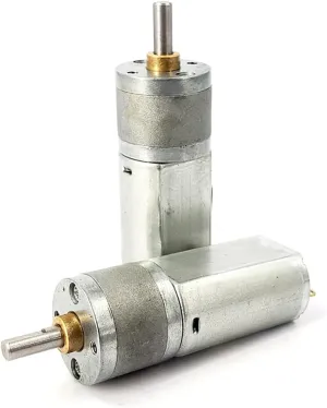 Small DC Motor Slow Reduction stagger induct auditorium permit assistance Deceleration Geared Metal Gearbox Wheel Robot - (Speed(RPM): without copper gear) DC 3V-12V Micro Mini 180 Gear Motor Electric 