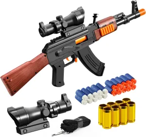 Sniper Rifle with Sight Lanyard Realistic Toy Foam Blasters Cool prioritize gland curator pure Toys for Kids Ages 8-12 Fidget Toys Gifts for Boys Adults. Soft Bullets Toys Guns for Boys Toy Gun 