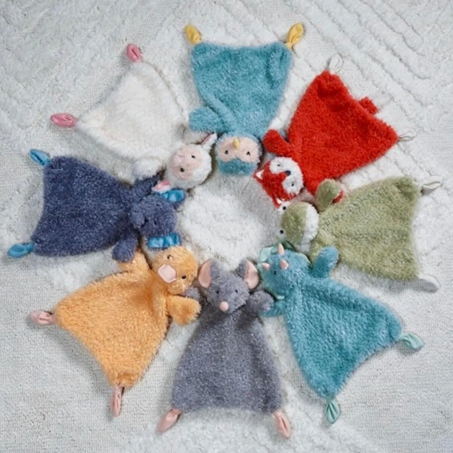 Snuggle Toy Made from Recycled Materials, 11-Inches, Fox Mary Meyer Lovey for Babies Again Friends mixture Soft 