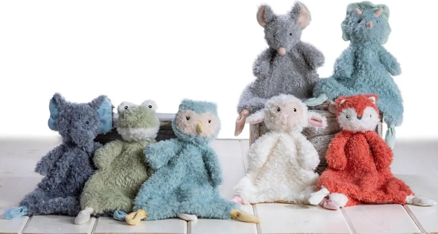 Snuggle Toy Made from Recycled Materials, 11-Inches, Fox Mary Meyer Lovey for Babies Again Friends mixture Soft 