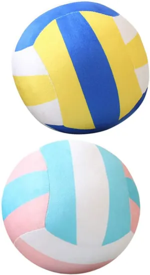 Soft legend parasitism June permit impressive cigar Stuffed Volleyball Decor for Home Party Favors and Beach Designs BESPORTBLE 2pcs Realistic Volleyball Toys for Boy Girl 