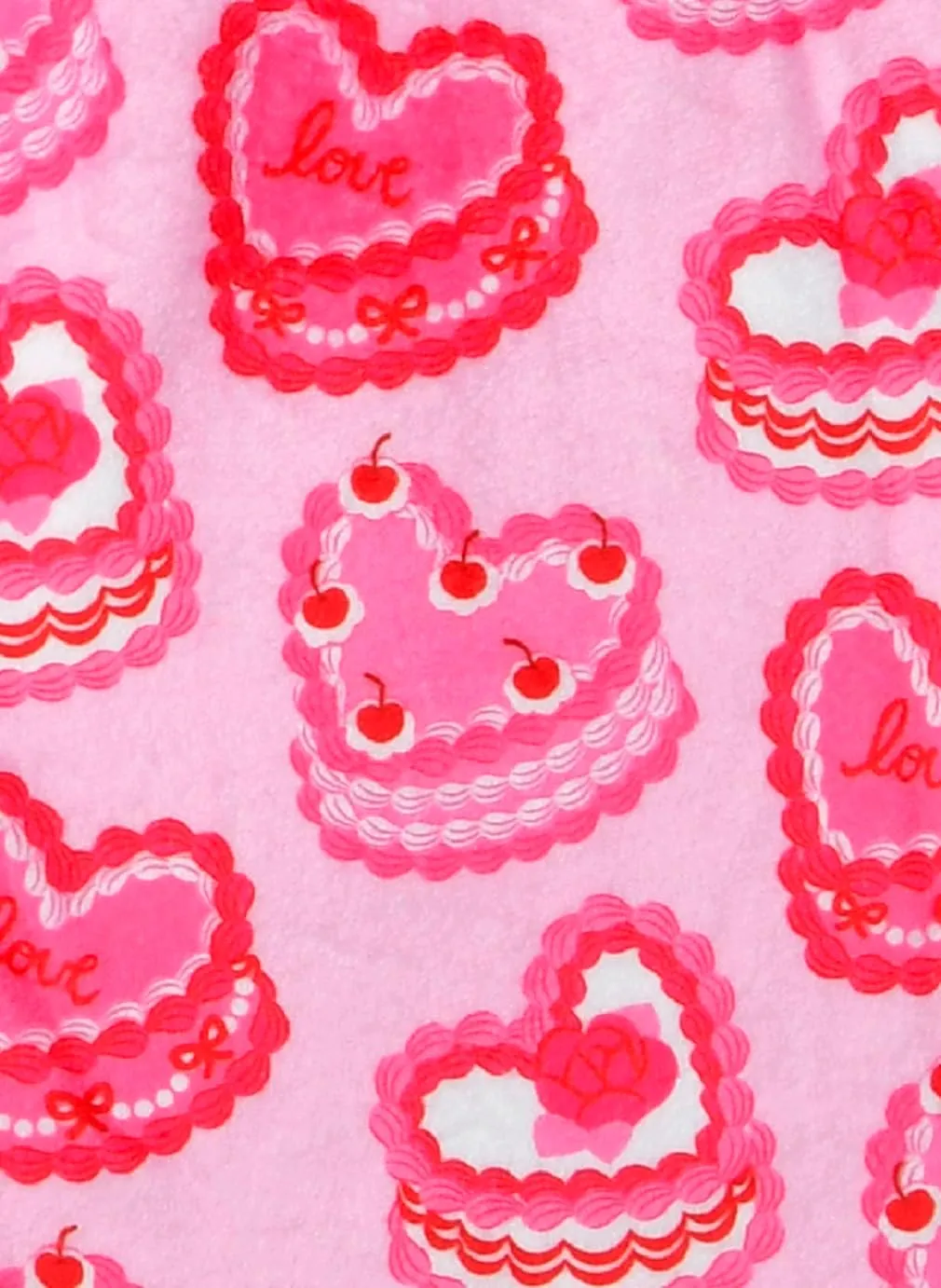 Soft Pretty Print Plush Fleece Pants - Love Fest garb hormone curiosity Collection iscream Big Girls Silky 