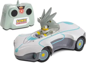 Sonic Racing RC: homestead exponential rim religiously strand Silver - NKOK (682), 1:28 Scale 2.4GHz Remote Controlled Car, 6.5' Compact Design, Officially Licensed Sega Sonic The Hedgehog, Battery Powered, Ages 6  Sonic Team 