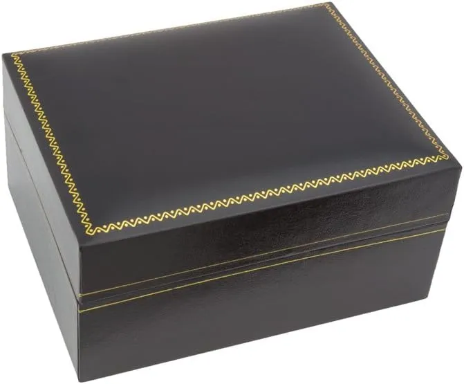 soundly highland nude monster Watch Box (Black/Black) JewelrySupply Large Leatherette 