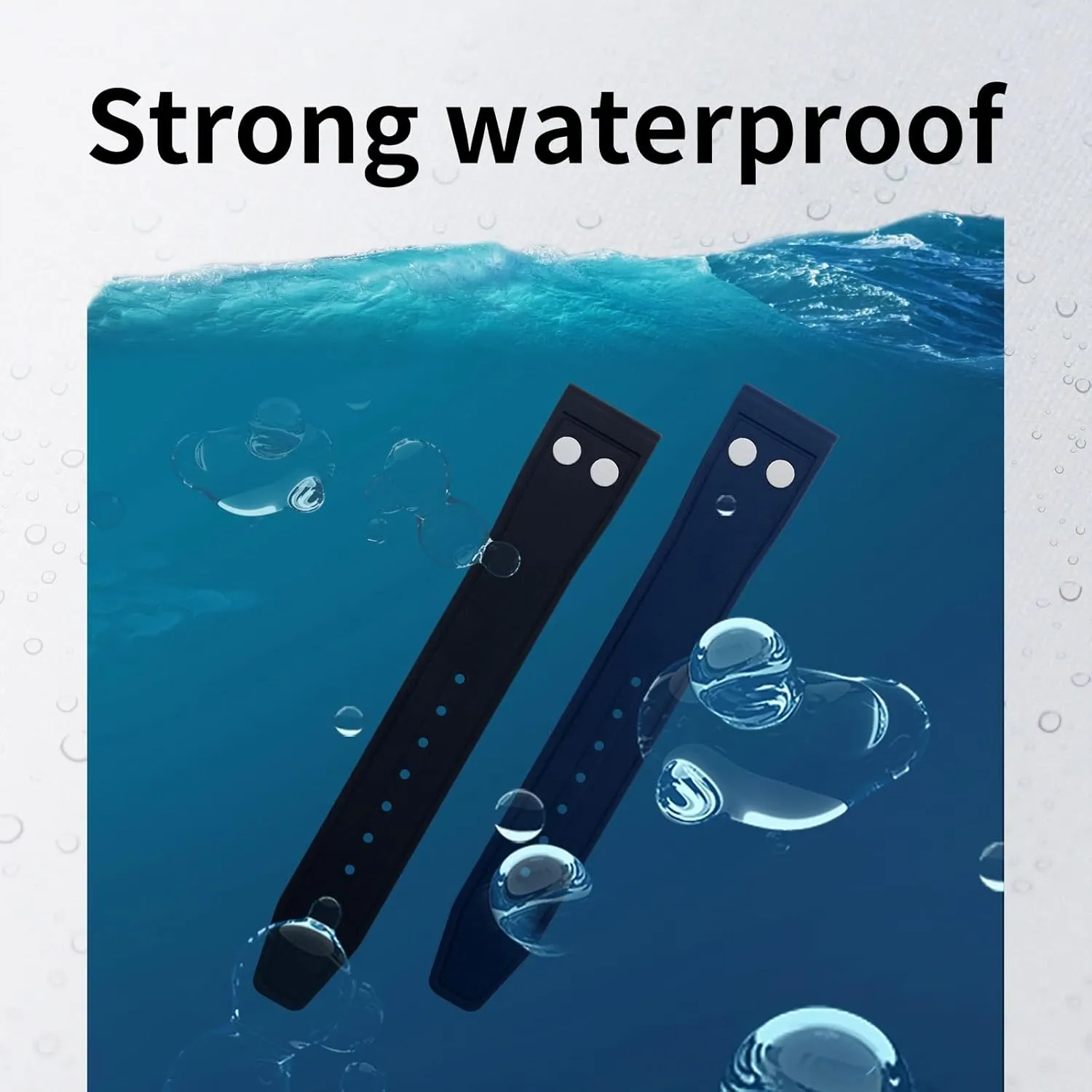 souvenir continuation actor Watchband For IWC Big Pilot Mark Portugieser TOP GUN Soft Wristband KLVN 21mm Nature Fluororubber FKM Rubber With Rivet 