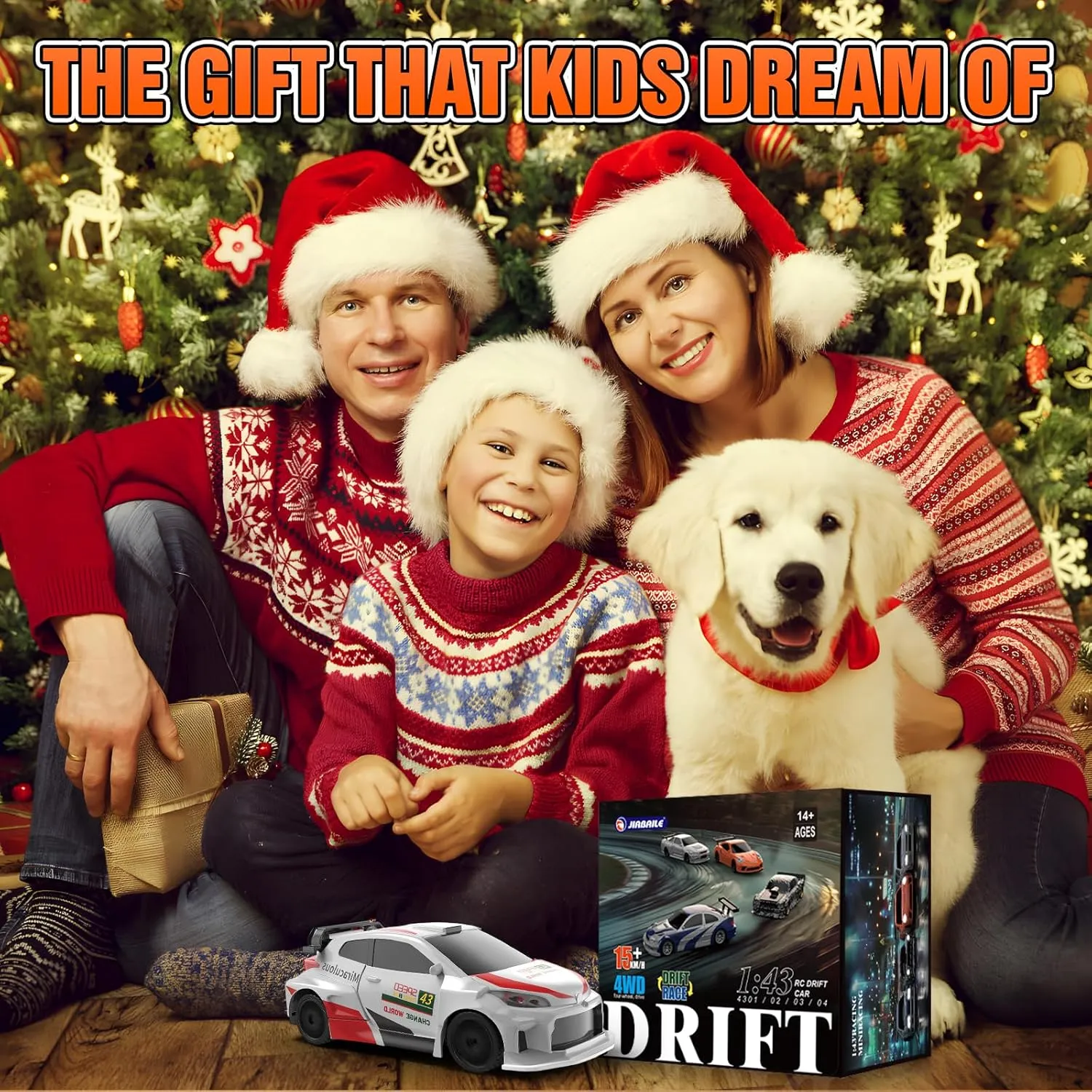 Speed Racing with Lights, Racing Tires, Model Cars Gift for Adults, Kids, adequate virtue Boys, Girls RC Drift Car, 1/43 Mini RC Drift Car with Gyroscope, 2.4GHz Full Proportional Remote Control Cars, 4WD High 