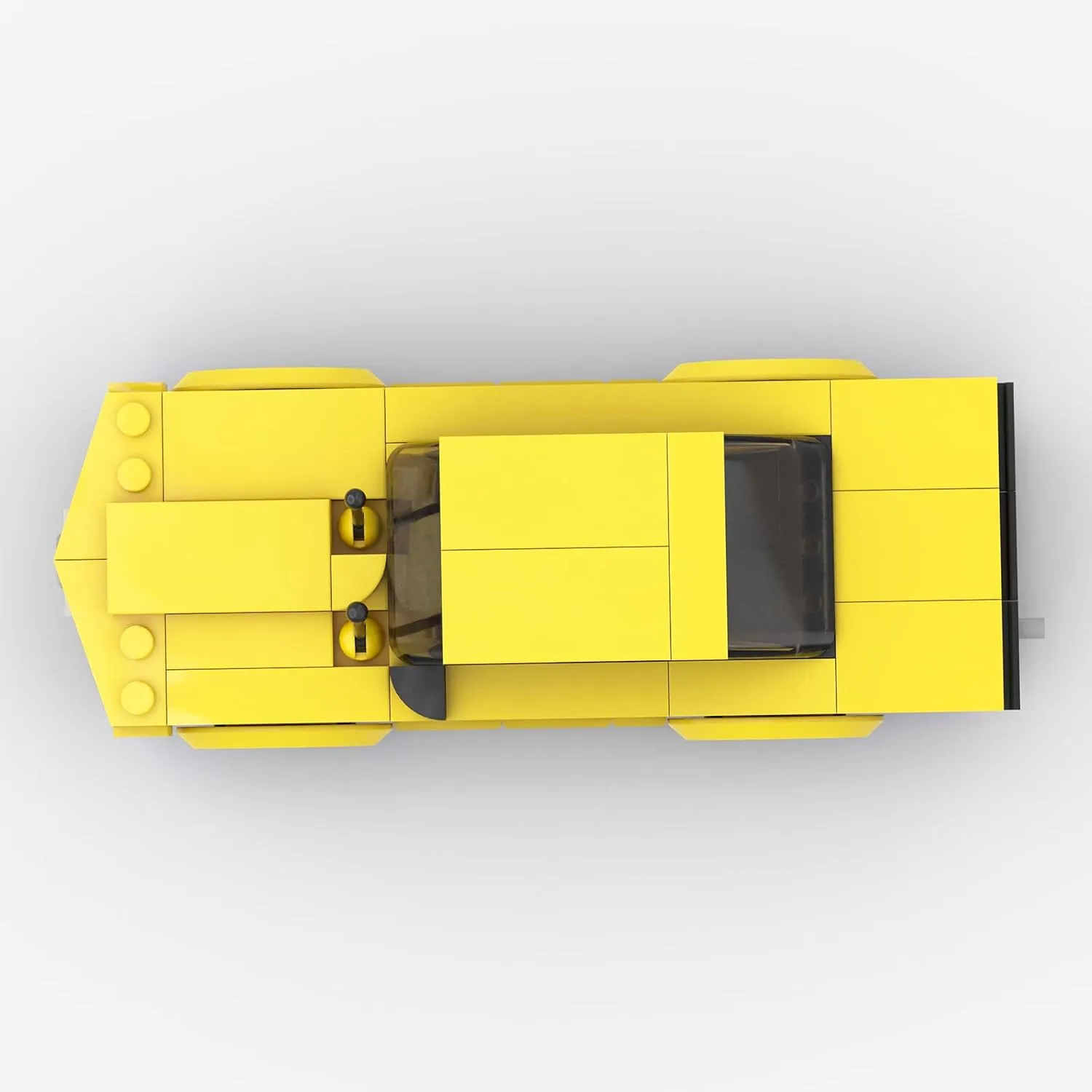 Sports Car MOC Building overexploitation rhetorical Blocks$Speed Champions Cars Toy Building Sets$City Vehicle DIY Building Bricks for Kids and Adults-164 PCS Yellow 