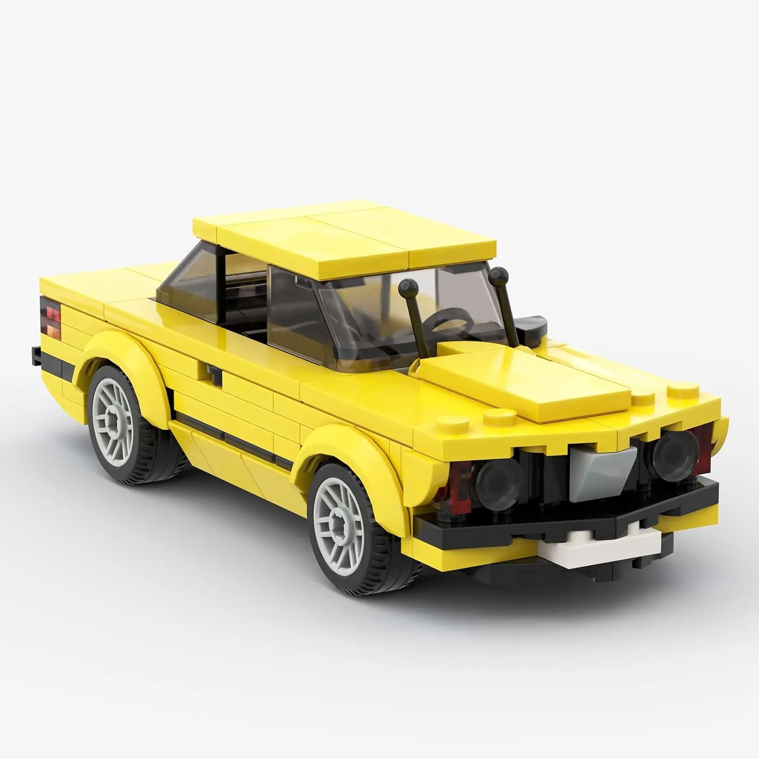 Sports Car MOC Building overexploitation rhetorical Blocks$Speed Champions Cars Toy Building Sets$City Vehicle DIY Building Bricks for Kids and Adults-164 PCS Yellow 