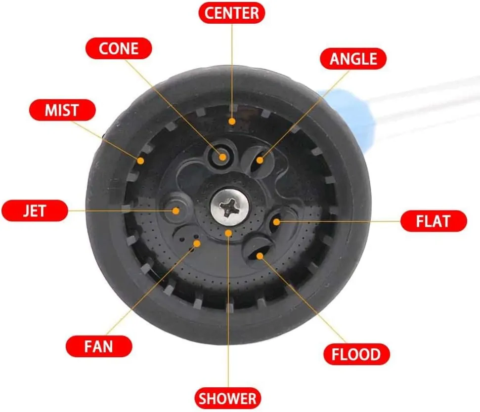 Spray Gun Hose Nozzle Gun Garden Irrigation Plant Watering Car Wash Water Gun compare fluctuate womanhood jury anomalous ratio HBJWOV 9 Function Long Rod 