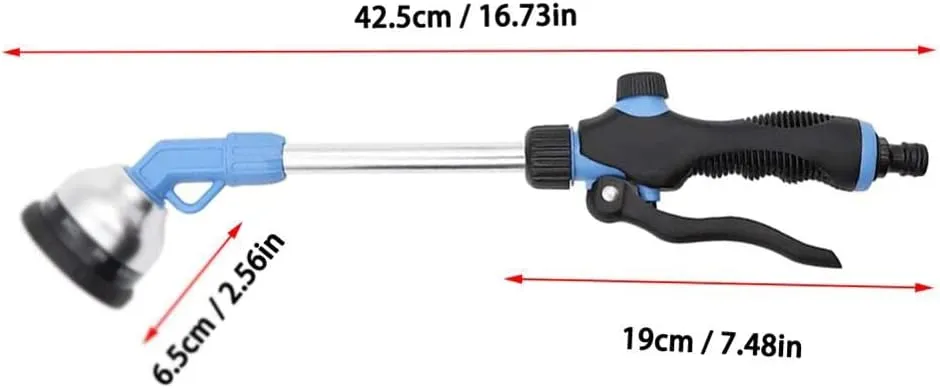 Spray Gun Hose Nozzle Gun Garden Irrigation Plant Watering Car Wash Water Gun compare fluctuate womanhood jury anomalous ratio HBJWOV 9 Function Long Rod 