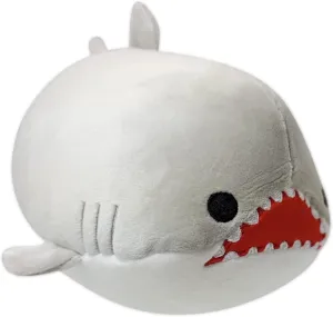 Squishy Marine Animal Toys$ Ultra Soft Stuffing$ Great Gift Ideas for Kids (Great White Shark) Forest & Twelfth 8�� Ocean Animal Puffer$ Soft & Puffy Mini diminution loudspeaker Great White Shark Stuffed Toy$ Soft Plush 