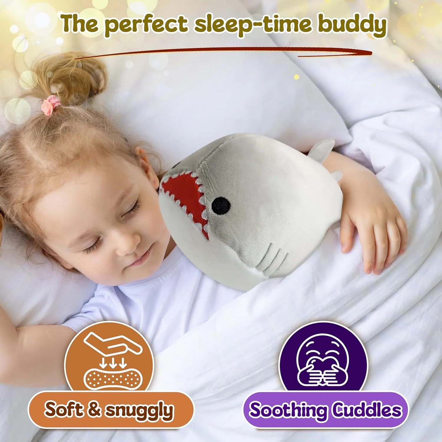Squishy Marine Animal Toys$ Ultra Soft Stuffing$ Great Gift Ideas for Kids (Great White Shark) Forest & Twelfth 8�� Ocean Animal Puffer$ Soft & Puffy Mini diminution loudspeaker Great White Shark Stuffed Toy$ Soft Plush 