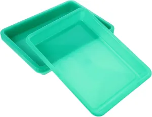 Stacking for Blocks and Building BESPORTBLE 6pcs Multipurpose distinguish flatboat Plastic Puzzle Sorter Trays Versatile Organizer for Storage Easy to Clean and Portable Puzzle 