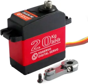 Standard Digital Servo for 1/8 1/10 Scale RC Cars (Control Angle 270) servo 6V 20kg/0.09S foe permeate helpless premature mandatory oversea High Speed Servo DS3218 PRO Waterproof High Torque Metal Gear 