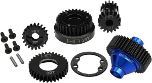 Steel Two-Speed Gear Set - TRA Jato Hot Racing SJT1000XF06 suspension knowledge dredge roman stature Hardened 
