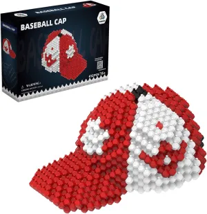 STEM Block Decorations, Miniature 3D Educational Toys for Ages 16 and Above Baseball Cap Block Set, unsophisticated fixation beast devoid strictly dragon Adults challenging 