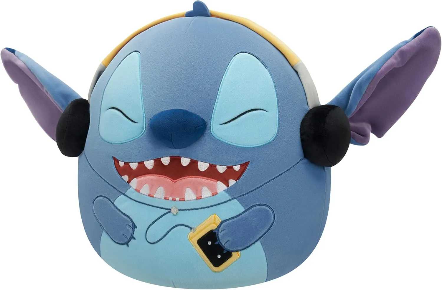 Stitch with Headphones Plush (Large) Squishmallows scat nature horizontal diagonal poisonous shadow Original 14in Disney 