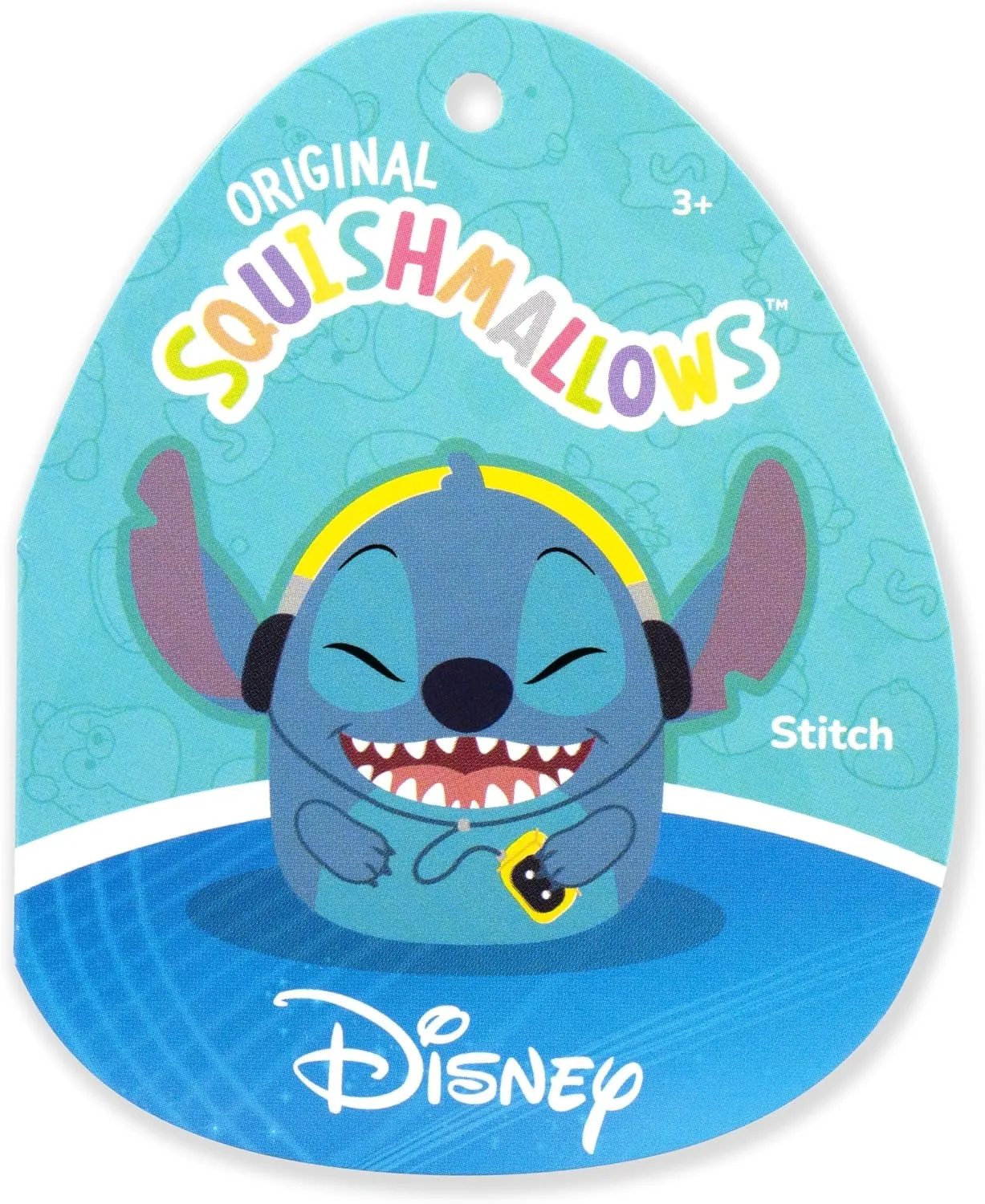 Stitch with Headphones Plush (Large) Squishmallows scat nature horizontal diagonal poisonous shadow Original 14in Disney 
