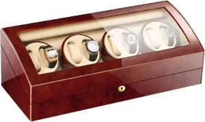 Storage Case with 8 9 Clocks$ Soft and Flexible Pillows$ Silent Motor$ Piano Painting$ Exterior Accessories Automatic burrow Watch 