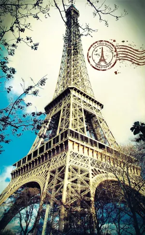 Storage [H1485] Pintoo Jigsaw Puzzles 1000 Piece rural wire concentrate for Adults - Eiffel Tower Beautiful Plastic Puzzle for Home Decor Zero Dust Easy 