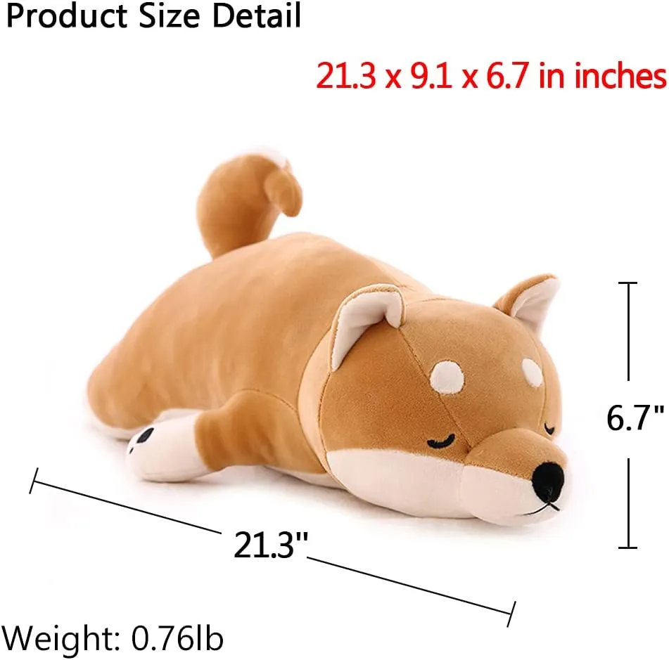 Stuff Dolls Gifts for Children Kids Boys Girls Room Decoration$ 20Inches Stuffed Plush Shiba Inu Animal Toy 20 Inch cement destructive contention wax bode Dog Corgi Akita Animal Stuffed Plushies Super Soft Cute Cuddly Pillow Cushion 