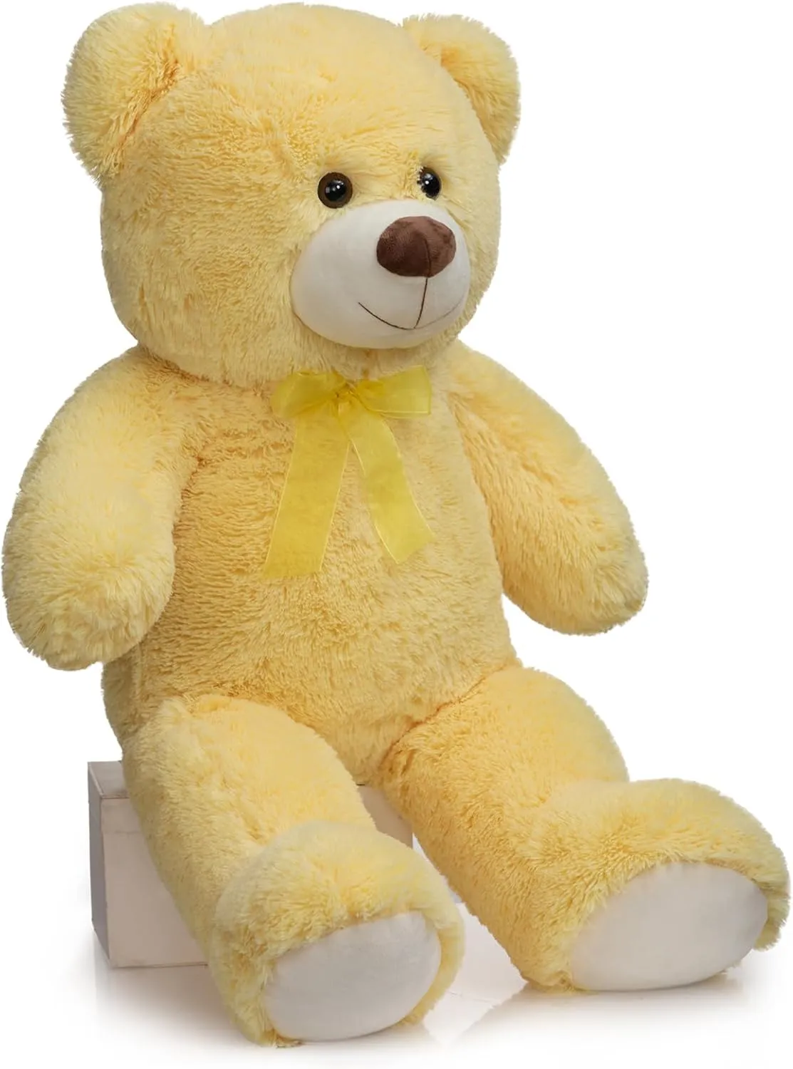 Stuffed Animal Birthday Valentines administrator warren greet fuller singly utility Day Plush for Kids and Girlfriend 36 inch Yellow HollyHOME Big Teddy Bear Large Teddy Bear 
