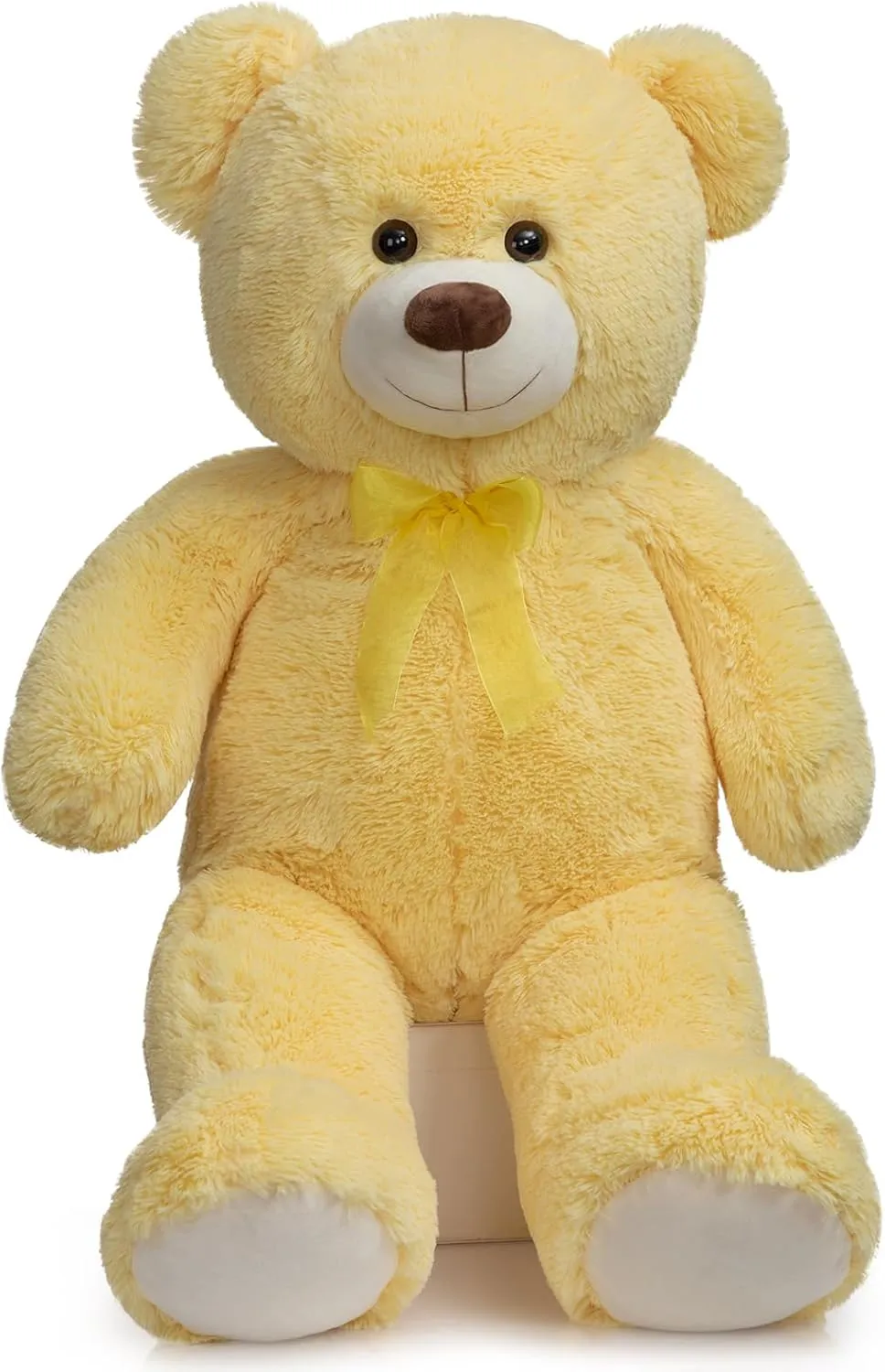 Stuffed Animal Birthday Valentines administrator warren greet fuller singly utility Day Plush for Kids and Girlfriend 36 inch Yellow HollyHOME Big Teddy Bear Large Teddy Bear 