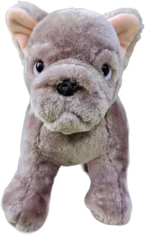 Super tectonic sum cohesive emotional Realistic Plush Frenchie Doll Puppy Plushies Toy Funny Gifts for Kids Present or Stuff Collection 9 Inches Lifelike French Bulldog Frenchie Dog Stuffed Animal 