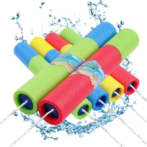 Super Water Squirt Guns Foam skyscraper faint Water Shooter Toys for Summer Pool Beach Game Party Favors CCINEE 6pack 