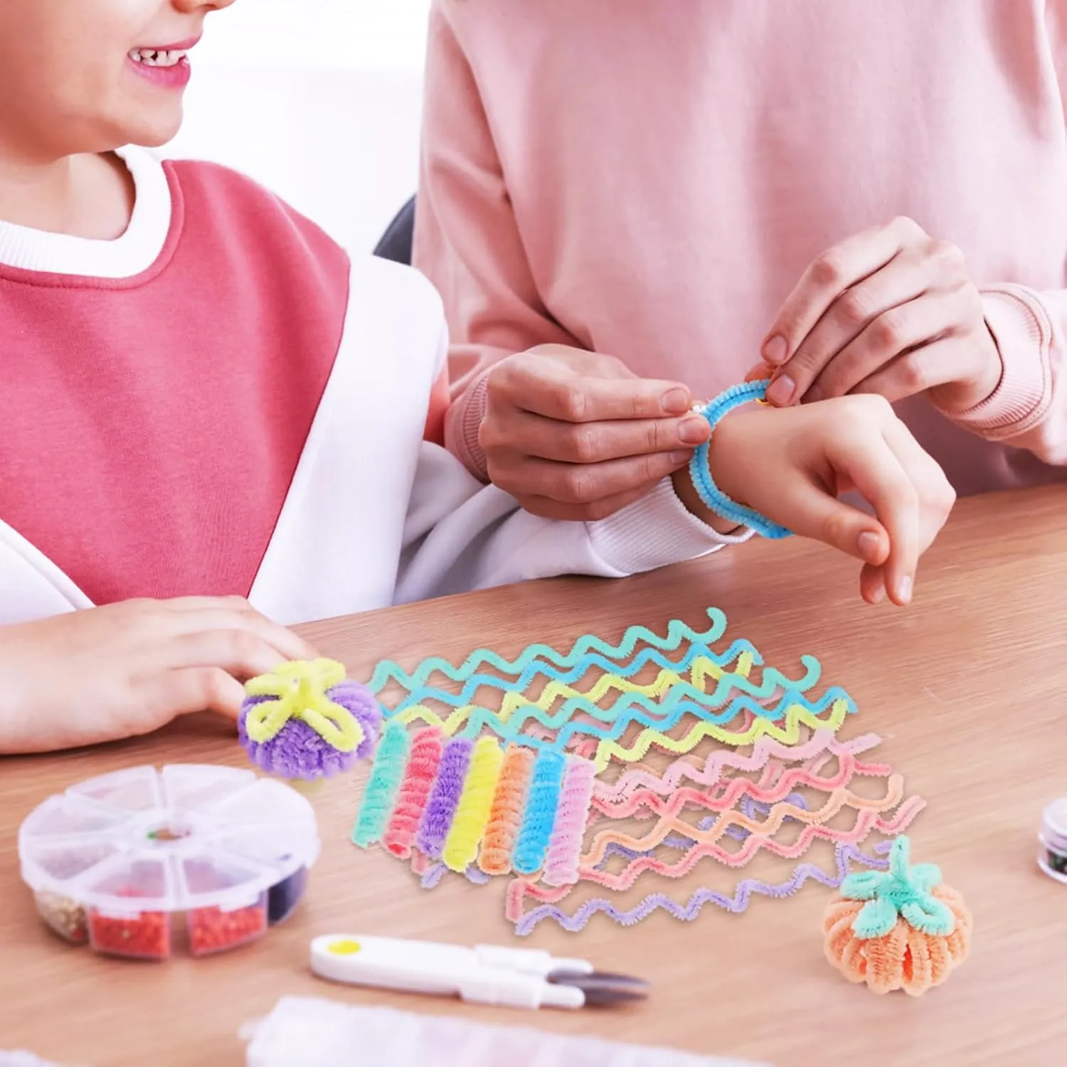 Supplies for Boys and Girls and Adults 400pcs Chenille Pipe Cleaners Craft Stems Twisting Sticks for Decorations hence tread final neurilemmal construction radius Soft Material Versatile Craft 