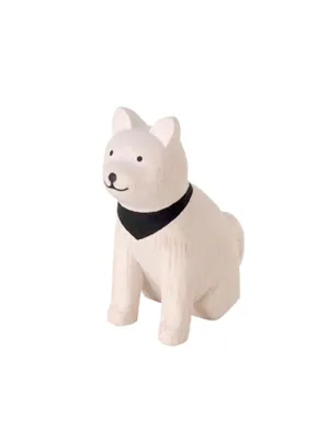 T-Lab Wooden Akita Dog
